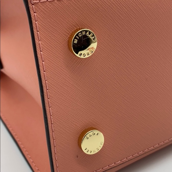 MICHAEL KORS RAYNE MEDIUM EW SATCHEL PEACH - Picture 16 of 16